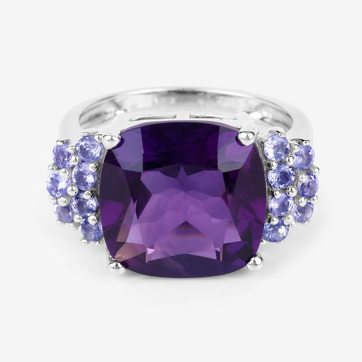 AMETHYST TANZANITE RING